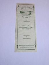 Canandaigua NY Village Green Bookstore Bookmark 1990s Small Paper Book Mark picture