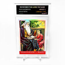 REMEMBER THE LORD THY GOD Card GleeBeeCo Holo Faith #RMDT-L Limited to Only /25 picture