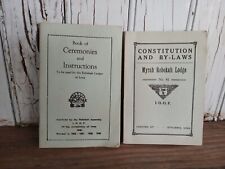 1953,66 Constitution And By-Laws MYRAH Rebekah Lodge I.O.O.F. No 41 ODD FELLOWS  picture