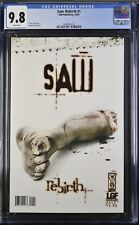 Saw: Rebirth #1 CGC 9.8 WHITE Pages Horror Movie 2005 IDW Pub Eric Lieb & Guedes picture