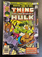 Marvel Two In One 46 Incredible HULK vs THE THING V 1 Fantastic Four Avengers 1 picture