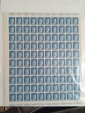 1941 - FULL SHEET of 100 ADOLF HITLER STAMPS - Printed 1933-45 picture