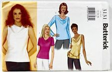 2001 Butterick Sewing Pattern 3131 Womens Blouse 3 Sleeves Size 12-16 Vntg 14011 picture