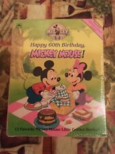 VINTAGE 1988 HAPPY 60TH BIRTHDAY MICKEY MOUSE 12 FAVORITE MICKEY MOUSE LITTLE... picture
