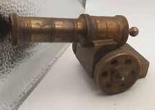 Vintage brass cannon, handmade, beautiful brass cannon. picture