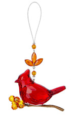 Ganz Crystal Expression Acrylic Autumn Cardinal Suncatcher Ornament picture