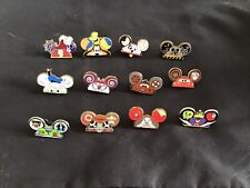 Disney 2012 Mickey Mouse Ears Character Earhat Series 1 Mystery Pins - 12 Pins picture