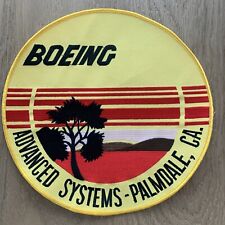 RARE BOEING Palmdale Advanced Systems Patch HUGE 9 inch picture