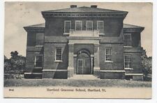 VT ~ Grammar School Building HARTFORD Vermont 1913 Windsor County Postcard picture