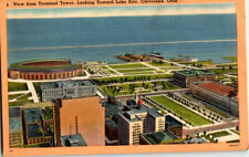 Lake Erie From Terminal Tower, Cleveland, Ohio postcard. picture