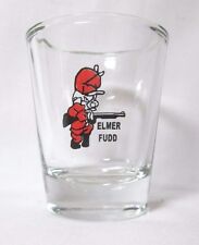 Elmer Fudd Cartoon Image on Clear Shot Glass picture
