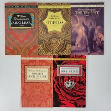 Vintage 1990's Lot of 5 William Shakespear Dover Thrift Editions Book Paperback  picture