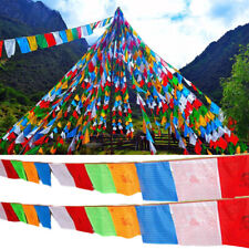 40 Flags in Two Roll Tibetan Cotton Buddhist Prayer Flags picture