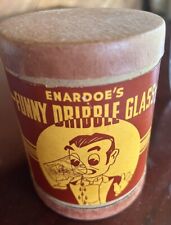 ENARDOES Funny Dribble Glass 1940’s/1950's in Original Package EXCELLENT picture