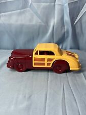 Vintage Avon 48 Chrysler Town And Country Red Yellow After Shave Decanter picture