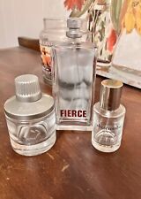 Very Rare Early Mid 2000’s Men’s Abercrombie Fierce Cologne 15 Chase Bottles picture