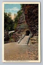Watkins Glen NY-New York, Amphitheatre Entrance, Antique Vintage Postcard picture