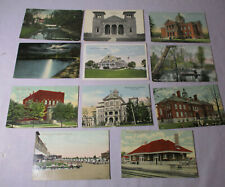 1909-1917 Lot 11 Postcards PONTIAC & FLINT MICHIGAN School for the DEAF picture