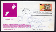 Actress FAYE DUNAWAY on 1977 Capitol Cachet Talkies 50th FDC NR678 picture