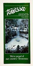 1985-86 Tennessee Events Calendar Vintage Travel Brochure Sports Festivals Music picture