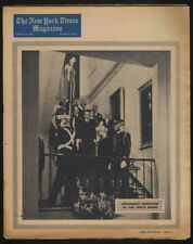 NY Times MAGAZINE 2/23 1964 Gordie Howe; LBJ White House reception; Watusi picture