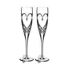Waterford H1543 True Love Lead Crystal Champagne Flute 7.1 Oz (Only One Flute) picture