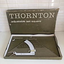 Vintage THORNTON Adjustable Set Square 12