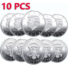 10PCS 2024 Liberty EAGLE Silver Plated Commemorative Coin President Donald Trump picture