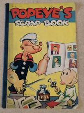POPEYE'S SCRAP BOOK WHITMAN #633 1934 KING FEATURES CO 1929 SWEAT PEA COVER picture