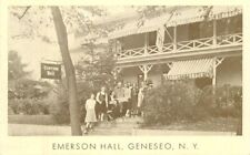 New York Geneseo Emerson Hall roadside Postcard 22-8246 picture