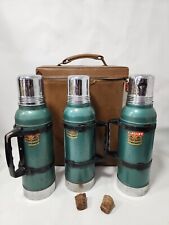 STANLEY THERMOS D944 Super Vac Hot & Cold Picnic Travel 3 Pack Corks Vintage picture