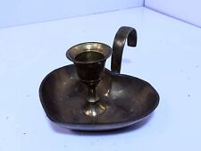 Vintage Brass Heart Shaped Candle Holder India picture
