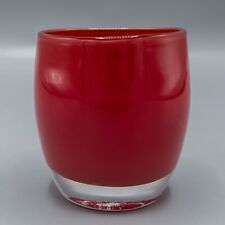 Glassybaby Seattle Sunset? Red Hand Blown Glass Votive Second FREE USA SHIPPING picture