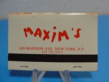 Maxim's restaurant 
