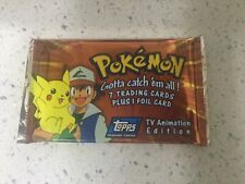 RARE Pokémon Topps TV Animation Edition Series 1999 Factory Sealed Pack NEW picture