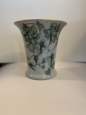 Vintage Leaf And Vine Vase 9’’ Tall picture