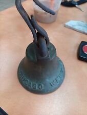 Rare Horse Car Bell Chicago West Division Railway Co. RR Trolleys Pre Electric  picture