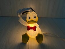 VTG Donald Duck Schmid Disney Ceramic Night Light Plug In Nursery WORKS EUC picture