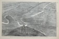 Original Lithograph BIRD'S-EYE-VIEW OF CHATTANOOGA As Seen From Lookout Mountain picture