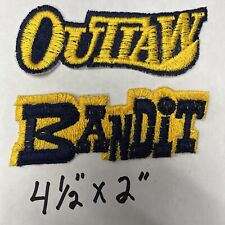 NEW Vintage Outlaw or Bandit patch buy 1 or buy Both Over 25 Yrs Old picture