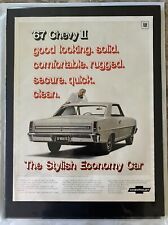 1967 Chevrolet Nova Chevy II Super Sport 327/325hp V8 *Original*GM ad print 1966 picture