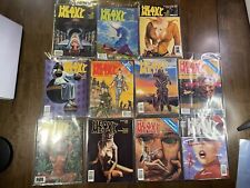 Heavy Metal Magazine Comic Lot Of 11 Magazines  : Year 1982 picture