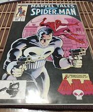 Marvel Tales #209 Classic Spider-Man Punisher Cover Marvel 1987  VG+/ Fine- picture