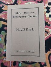 Major Disaster Emergency Council Manual Riverside, CA picture