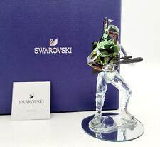 Swarovski Star Wars Boba Fett Figurine 5619210 Bounty Hunter New in Box with COA picture