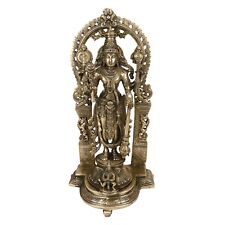 Brass Lord Vishnu Statue Narayan Idol Religious Figurine Home Temple Vastu 16 In picture