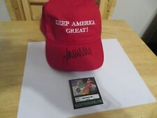 Autographed Signed Donald Trump Keep America Great Hat With COA picture