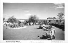 Canada London Ontario Motorcourt RPPC Photo 1940s Postcard 22-1407 picture