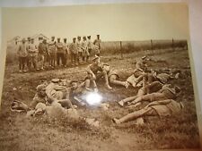 WW1 Vintage World War 1 OFFICIAL WAR PHOTO CAPTIONS ON THE REVERSE picture