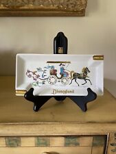 RARE VINTAGE 1950’s  DISNEYLAND Ashtray Ceramic Hand painted DISNEY Gold Accents picture